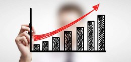 man drawing schedule of business growth